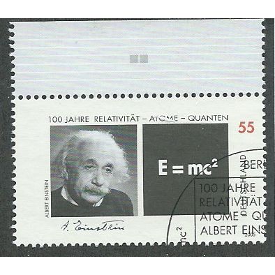 GER 2005 55c '100TH ANN OF RELATIVITY 'FINE USED (EBID49-486)