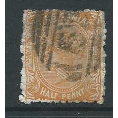 australia states tasmania sg159 sg 159 used rough perfs