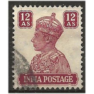 India 1941 SG276 12a Lake Fine Used . .. .