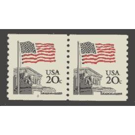 1895 20c U.S. Flag Fine MNH SG CNP Left 2 V0070