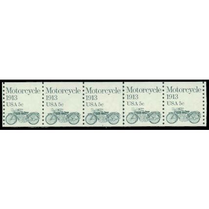 1899 5c Motorcycle Fine MNH Dry Gum PNC 3/5 P0510