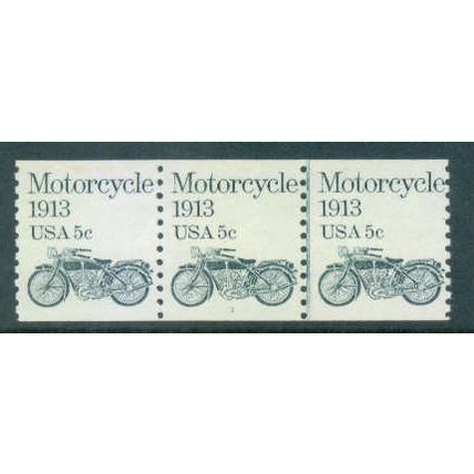 1899 5c Motorcycle Fine MNH Dry Gum PNC 1/3 W0518