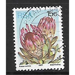 SOUTH AFRICA 1977 SUCCULENTS 15c P EXIMIA SG 424 FINE USED#