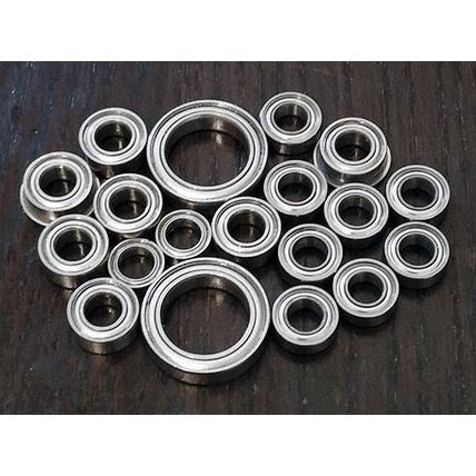 (19pcs) MUGEN SEIKI MST-1 Metal Sealed Ball Bearing Set