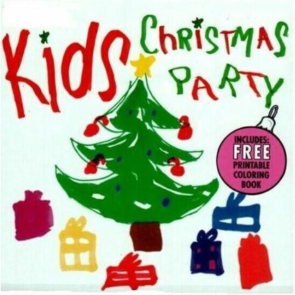"Kid's Christmas Party" Music CD! 10 Classic kids songs and coloring book/pages!
