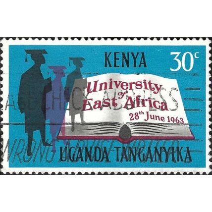 EAST AFRICAN COMMUNITY, University of East Africa, blue 1963, 30c, #3
