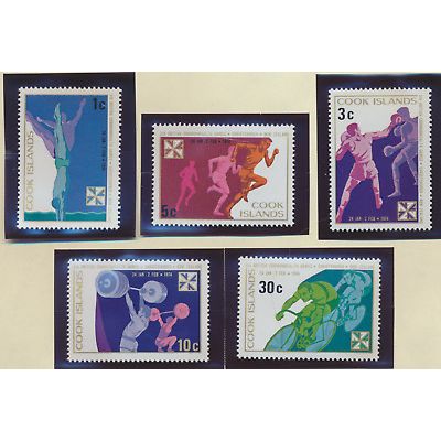 Cook Islands Stamps Scott #372 To 376, Mint Never Hinged
