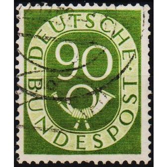 Germany. 1951 90pf S.G.1060 Used