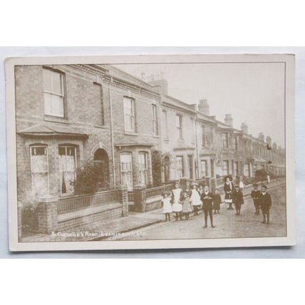 postcard St Georges Road, Leamington Spa, 1908