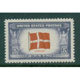920 5c Flag of Denmark Fine MNH MA0012