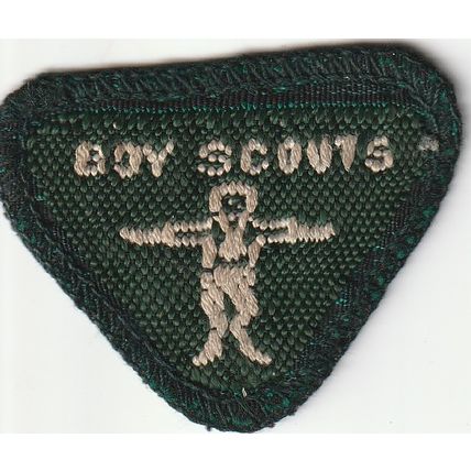 Scout Badges UK Pre 67 - Wolf Cub Proficiency Athlete - Black Back - Used (PF66)