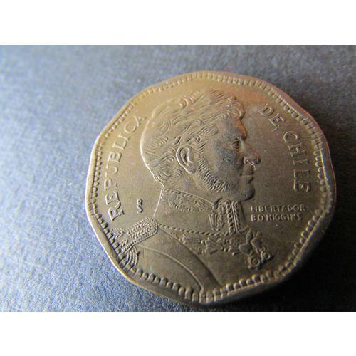 1997 CHILE FIFTY PESOS FREE POST. ZB