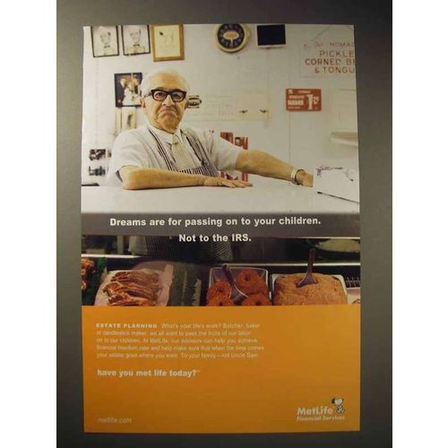 2002 Metropolitan Life Insurance Ad - Dreams