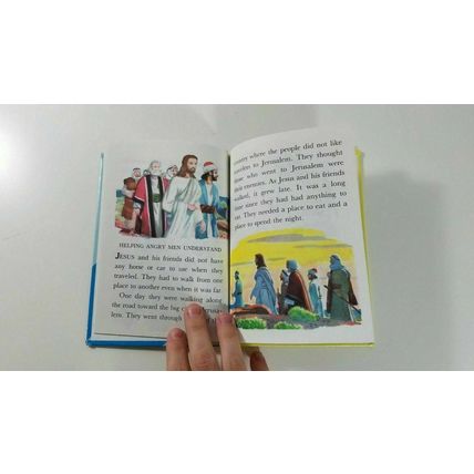 Jesus Who Helped People First Religious Book 1964 Rand McNally #8113