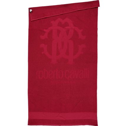 ROBERTO CAVALLI Red Logo Beach Towel - NEW (RARE & COLLECTABLE)