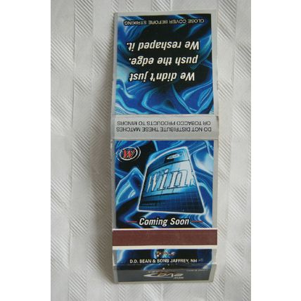 Matchbook Cover New Evo Flask
