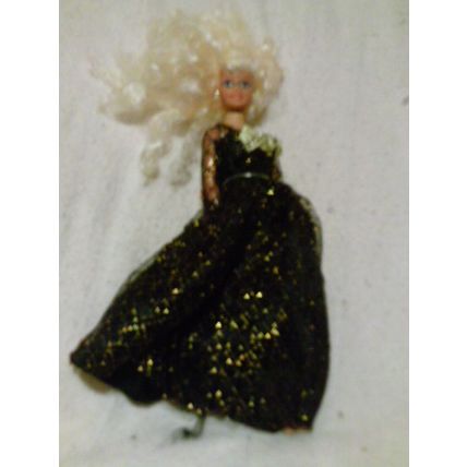 Barbie like doll with elegant pretty dress