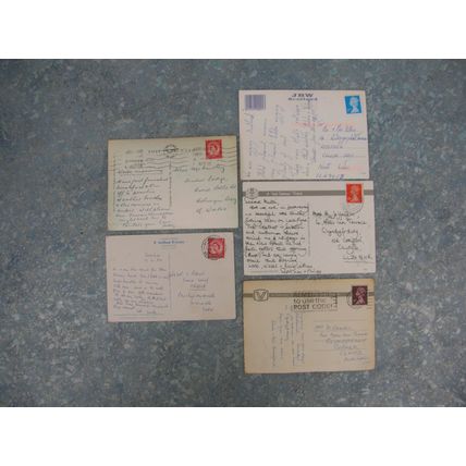 5 old Scottish (Scotland) Postcards – Inveraray, Arrochar, Gleneagles etc.