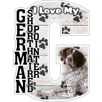 I Love My German Shorthaired Pointer Fridge Magnet