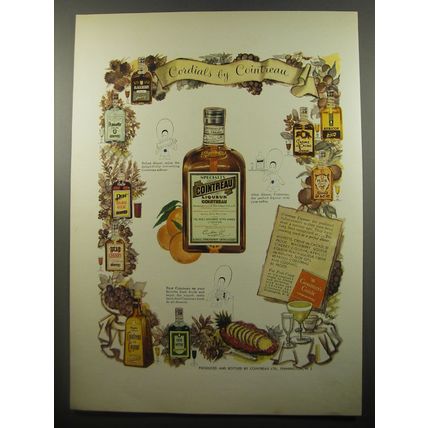 1950 Cointreau Liqueur Ad - Cordials by Cointreau