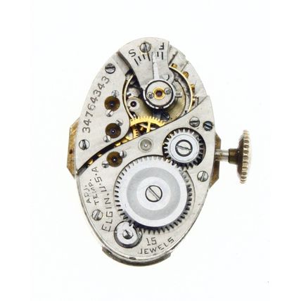Elgin Grade 492 Size 20/0s 15 Jewels Vintage Pocket Watch Movement