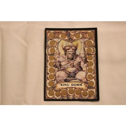 "King" Dumm 1993 Merlin Battle Cards NO. 31
