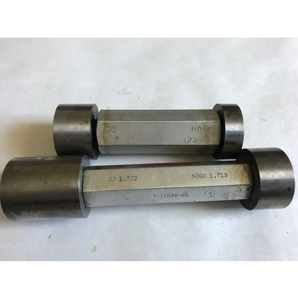 lot THE PIPE MACHINERY GO NO GO PLUG GAGE 1.7130 1.7230 1.703 1.713,AC