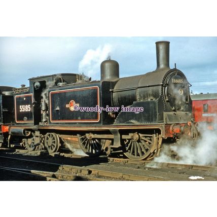 pu2722 - Aberdeenshire - Engine No.55185 at Kittybrewster Shed - photograph 6x4