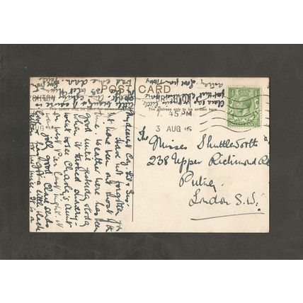 Postcard West Sussex Brighton Volks Electric Railway 1915