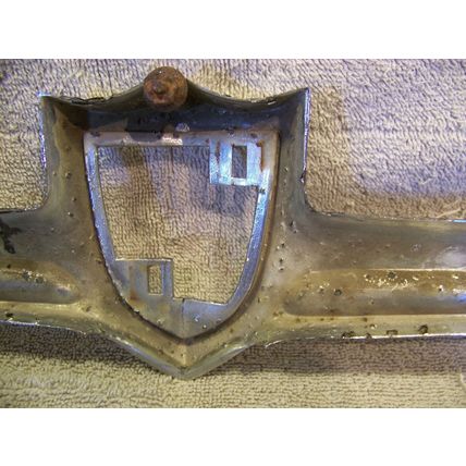 1956 CHRYSLER TRUNK LID CHROME TRIM EMBLEM NEW YORKER IMPERIAL # 1620268
