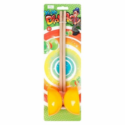 30cm 12" Diabolo Sticks Traditional Balance Retro Game Vibrant Bright Stocking