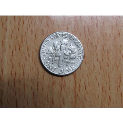 1962d Roosevelt Dime 10 Cents Coin