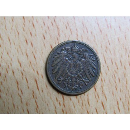 1896a 1 Pfennig Germany Empire Coin