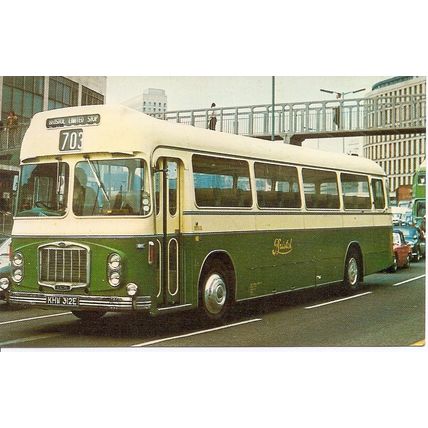 Pike Cards - Colour Postcard of Bristol Omnibus Co. Ltd. - KHW 312E