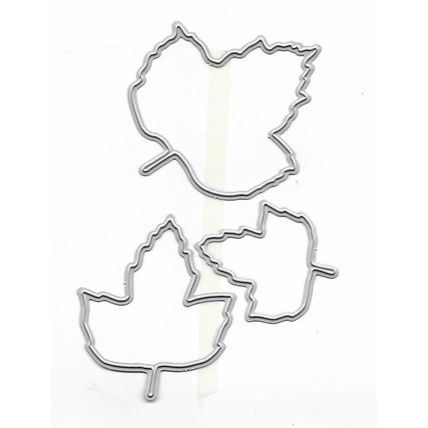 Tattered Lace. Autumn Leaves Die & Embossing Folder Set. Die Cutting Cardmaking