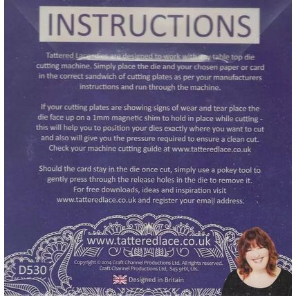 Tattered Lace. Kaleidoscope Flower M Die. Die Cutting Cardmaking Scrapbooking