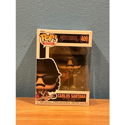 Funko Pop! Rocks - Carlos Santana #409 Vinyl Figure (Box & Protector)