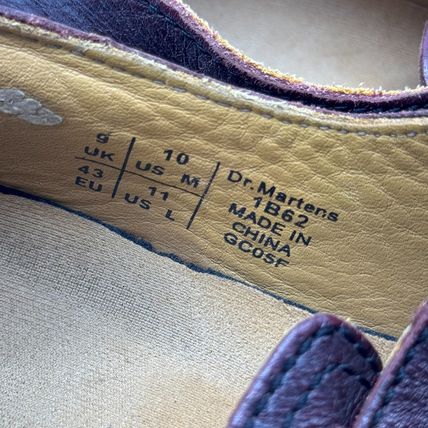 Vintage Dr. Martens Mary Jane UK 9 US 10 EU 43 Grunge Y2K Rare Toe Scuff Strap