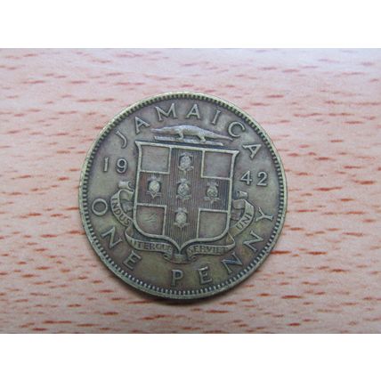 Jamaica 1942 1d Penny Coin