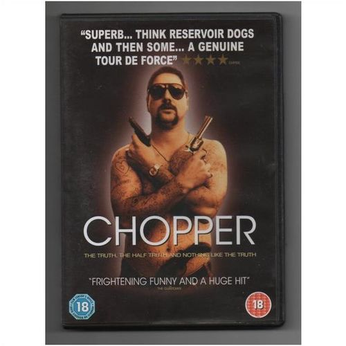 Chopper 2002 DVD Reg 2 PAL Gruesomely funny film with Mark Bana