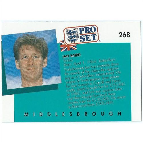 1990/1991 Pro Set Footbal - #268 - Ian Baird