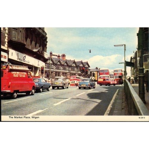 Vintage Dennis & Sons PC - The Market Place, Wigan, Lancashire - W.2813 01