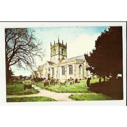 Staffordshire GNOSALL St Lawrence Church Postcard by DVP (BT 748)