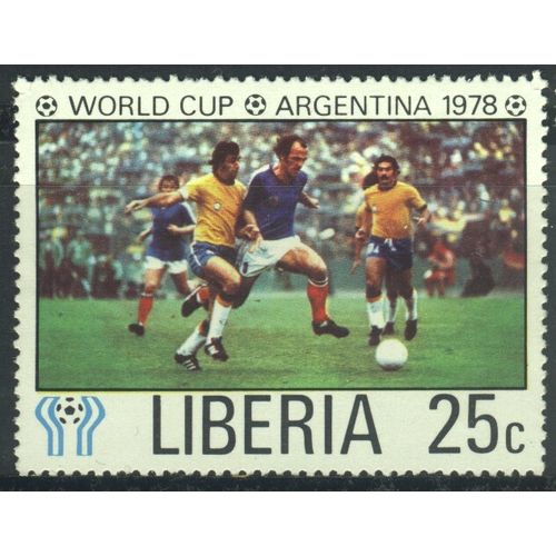 Liberia 1978 - SG1344 - 25c multi - World Cup Football, Argentina - MH