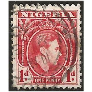 Nigeria 1938 SG50 1d Carmine Fine Used .. ..