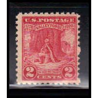 645 2c Valley Forge Barely Clears MNH O1433