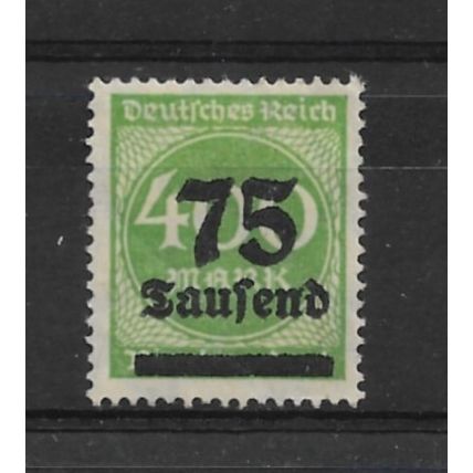 Germany.SG284 75T on 400m Green.Mounted Mint.Nov21