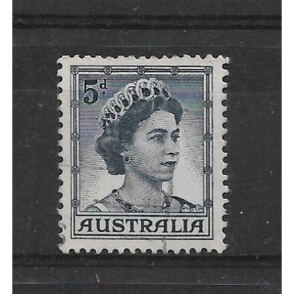 Australia.SG314 5d Queen Elizabeth II (Deep Blue).Fine Used.Jan22t