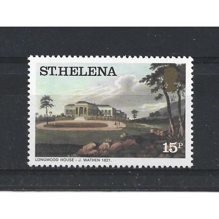St Helena.SG326A 15p "Longwood House,1821" (J. Wathen).Unmounted Mint.Mar24