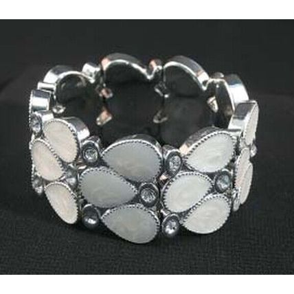 White Stretch Bracelet
